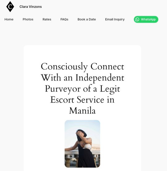 Manila Escort Clara Vinzons – Philippines
